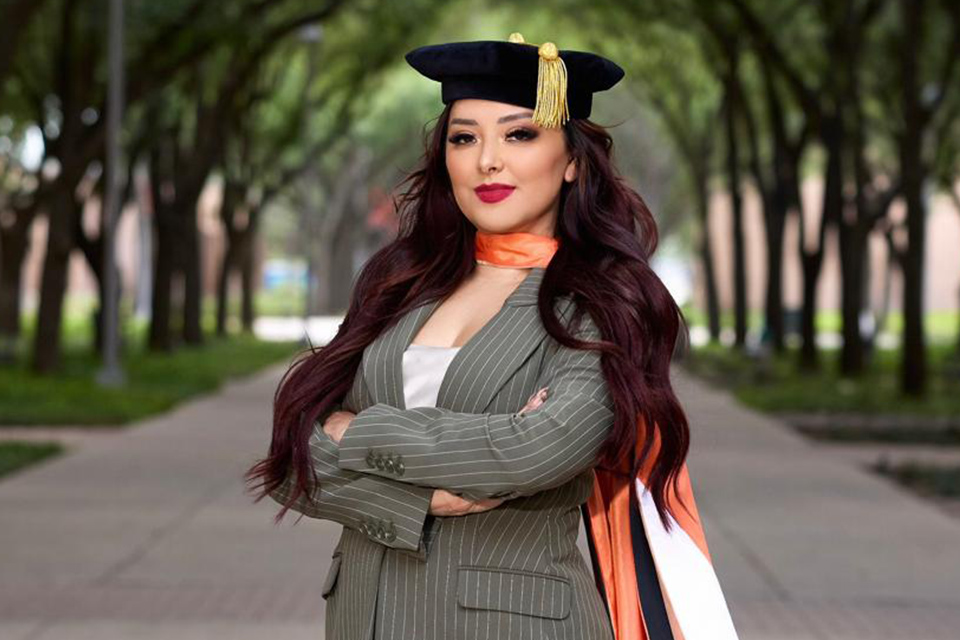 Dr. Gabriela Rangel, a UTRGV first-generation student.