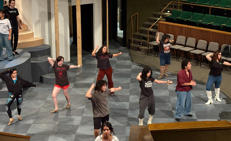 Rocky Horror Show rehearsals