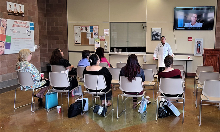 UTRGV Centering Parenting Clinic provides valuable information and resources, offering mothers and parents extended time with a doctor to ask questions. 
