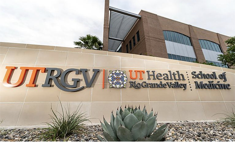 UTRGV School of Medicine/UT Health RGV building in Edinburg.