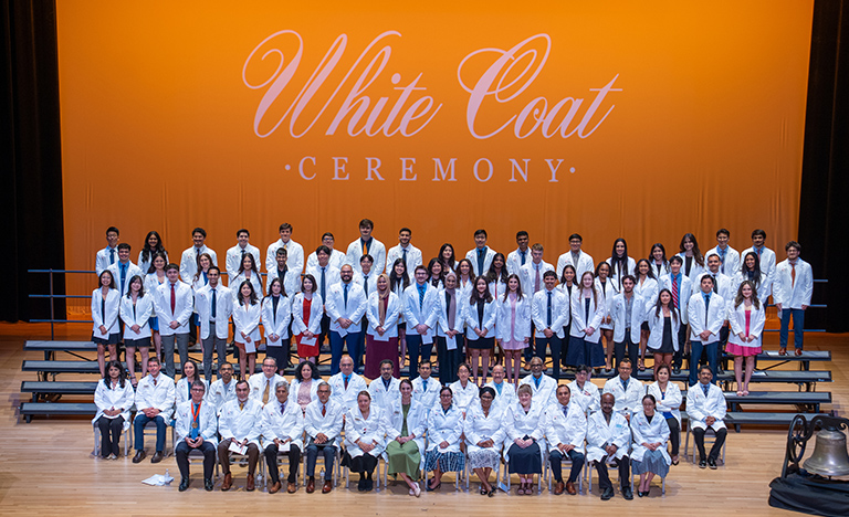 The UTRGV School of Medicine officially welcomed the Class of 2029 with a White Coat Ceremony on Saturday, July 26, in Edinburg at the UTRGV Edinburg Campus.