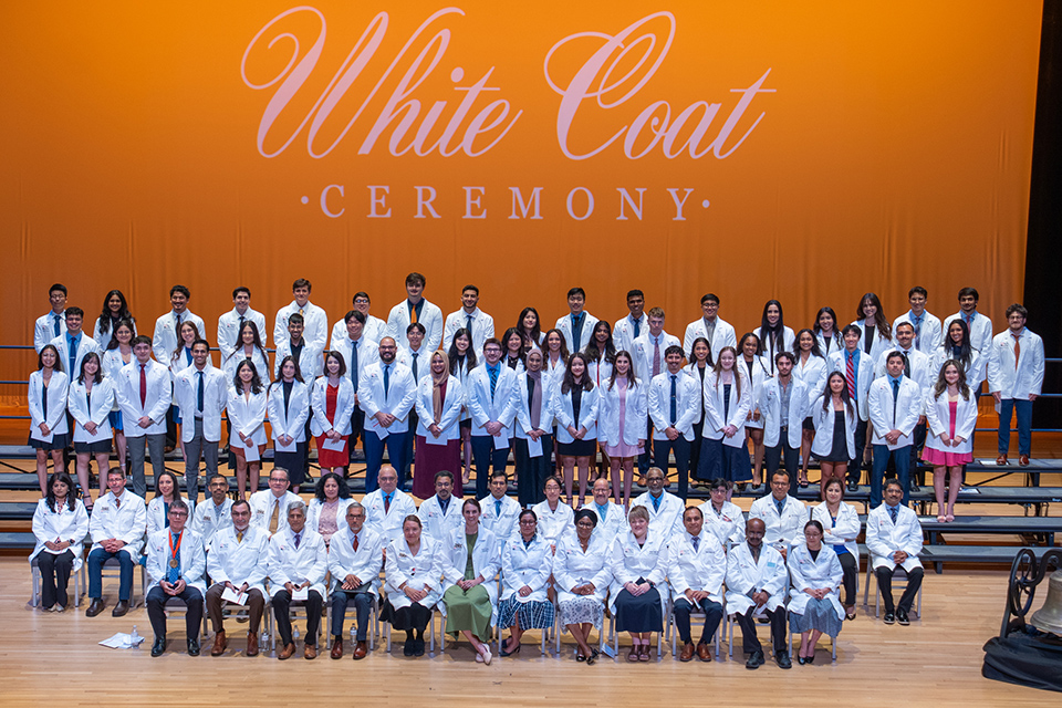 The UTRGV School of Medicine officially welcomed the Class of 2029 with a White Coat Ceremony on Saturday, July 26, in Edinburg at the UTRGV Edinburg Campus.