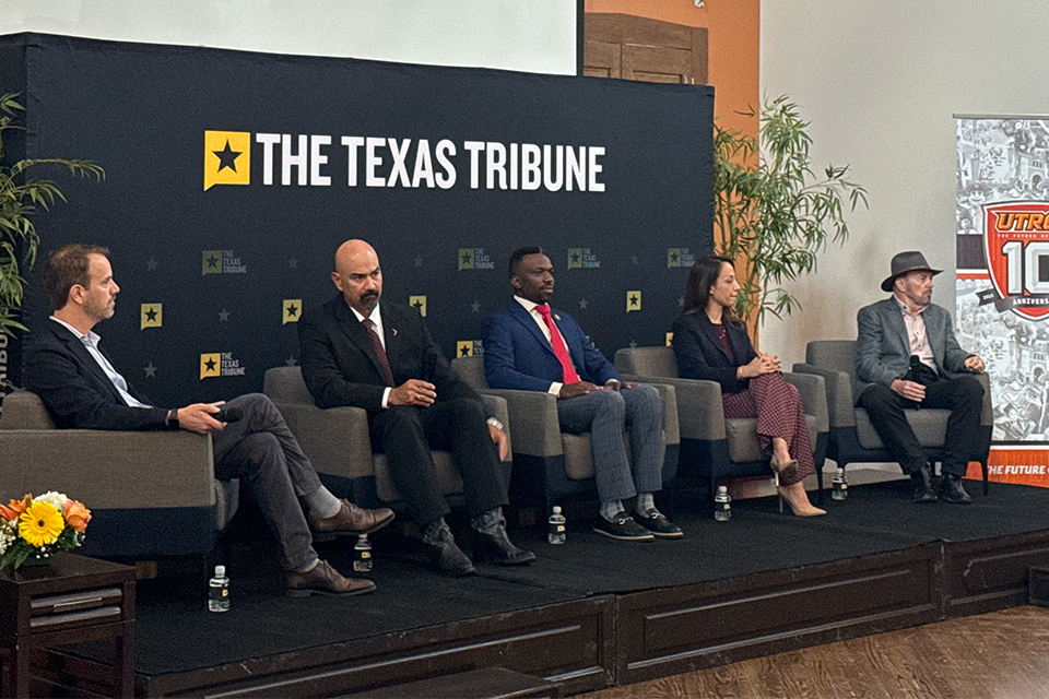 UTRGV President Guy Bailey participated in Texas Tribune’s "Preparing the Next Generation of RGV Workers" event on Thursday in Brownsville.