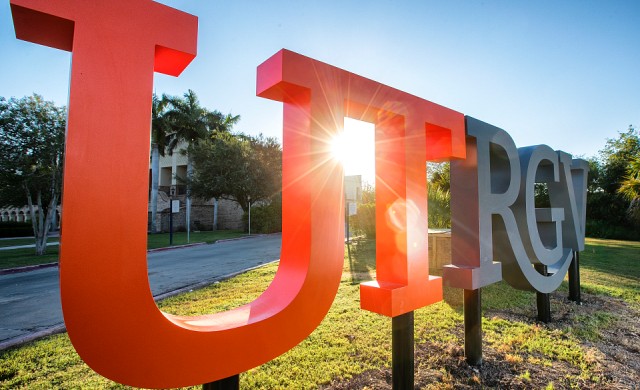 UTRGV sign