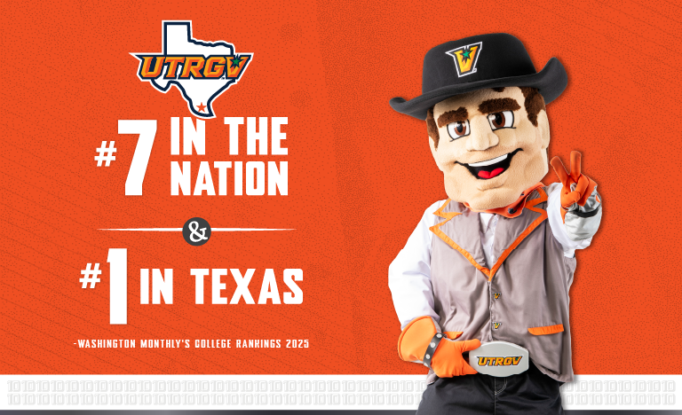 This year, UTRGV is ranked No. 7 nationally and No. 1 in Texas in Washington Monthly’s 2025 College Guide. This year, UTRGV is ranked No. 7 nationally and No. 1 in Texas in Washington Monthly’s 2025 College Guide.