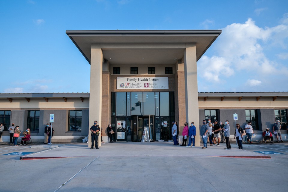 UTRGV vaccine site