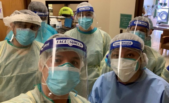 UTRGV School of Medicine residents at Doctors Hospital at Renaissance.