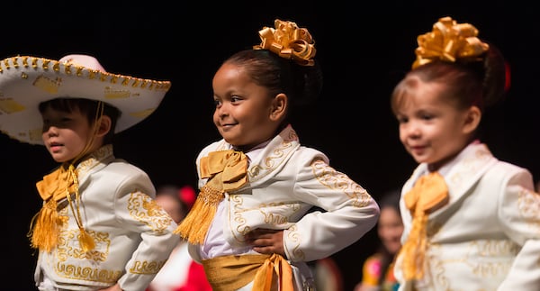 TSC Child Development Center kids perform for Mr. Amigo.