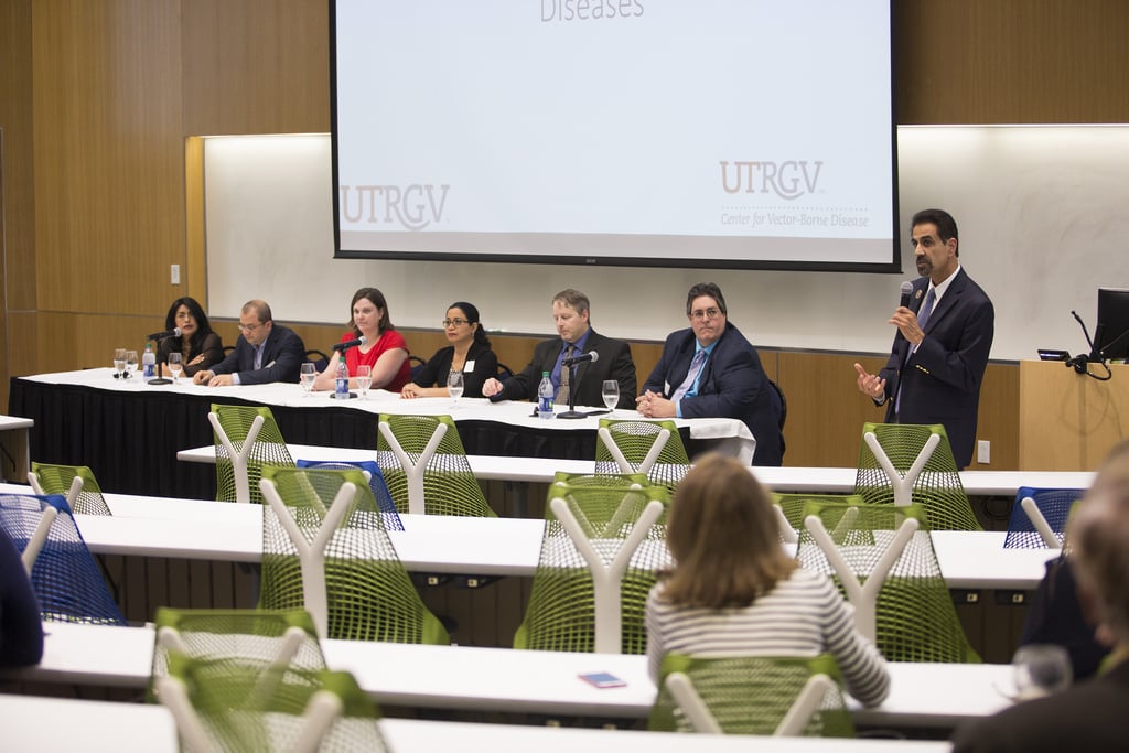 UTRGV Center for Vector-Borne Diseases Panel (Including: Dr. Teresa Feria, Dr. Tamer Oraby, Dr. Erin Schuenzel, Dr. Beatriz Tapia, Dr. John M. Thomas II and Dr. Christopher J. Vitek)