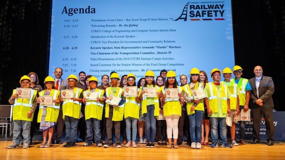 Former participant helping new generation learn at UTRGV Railway Safety Camp