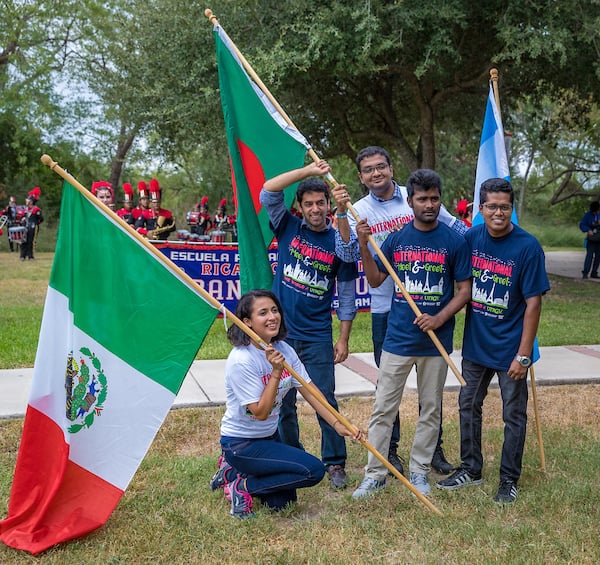 International Meet and Greet and flag parade