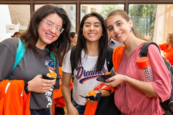 Student posing for photograph.