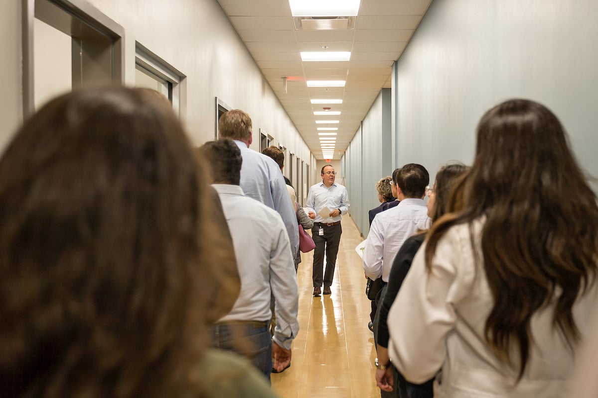 building tour hallway