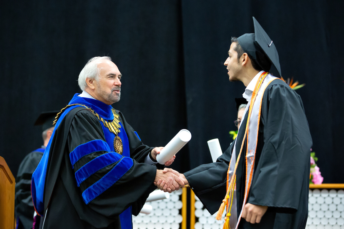 The UTRGV 9am Spring Commencement for the College of Fine Arts and the College of Liberal Arts on Saturday, May 11, 2019 at the McAllen Convention Center in McAllen, Texas.  UTRGV Photo by Paul Chouy