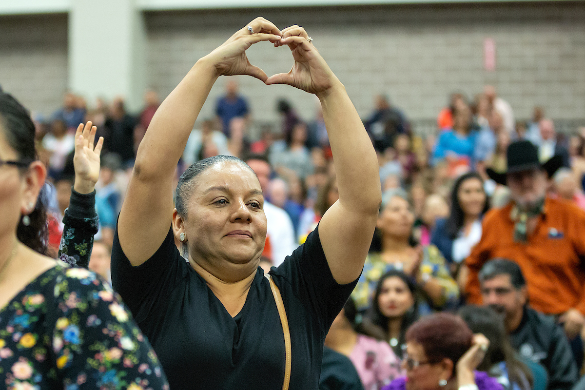 The UTRGV 9am Spring Commencement for the College of Fine Arts and the College of Liberal Arts on Saturday, May 11, 2019 at the McAllen Convention Center in McAllen, Texas.  UTRGV Photo by Paul Chouy