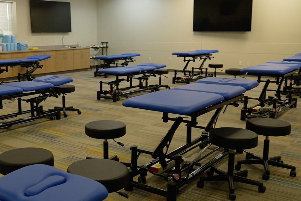 Renovated classrooms for Doctorate of Physical Therapy program.