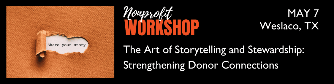 storytelling workshop April 8 in Weslaco, tx  