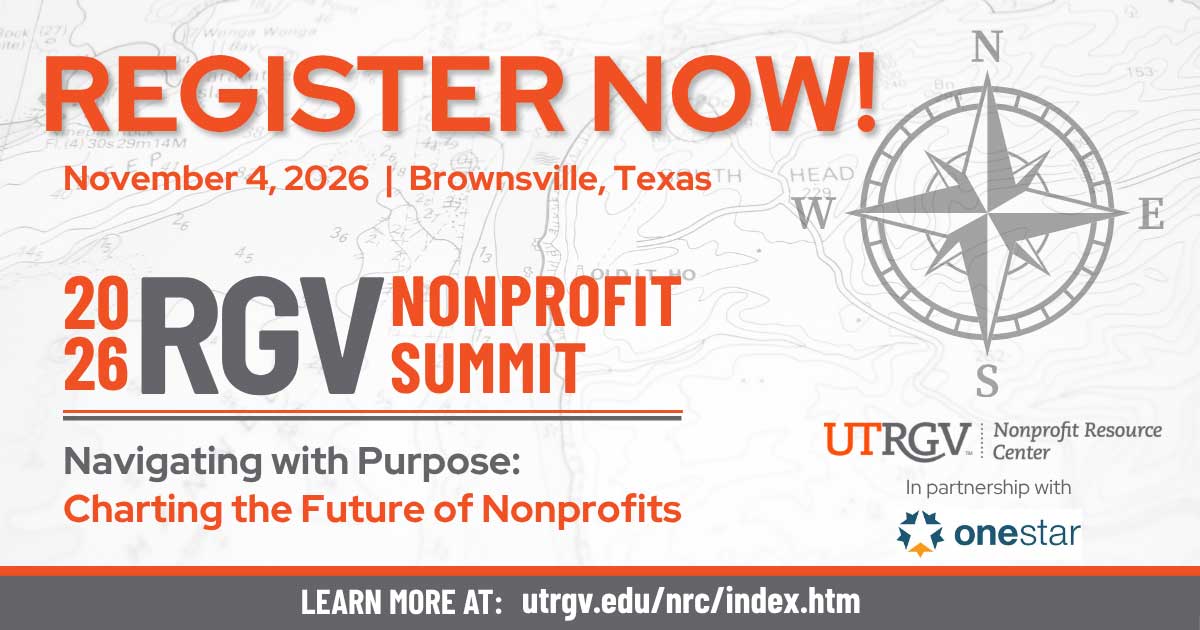 RGV Nonprofit Summit save the date November 4, 2026