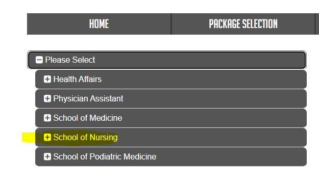 Selecting from multiple option buttons.