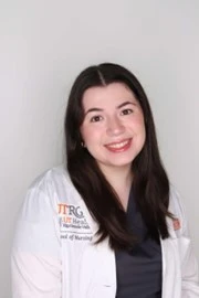 smiling, student portrait.