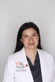 Smiling, student portrait.