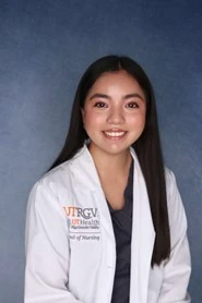 smiling, student portrait.