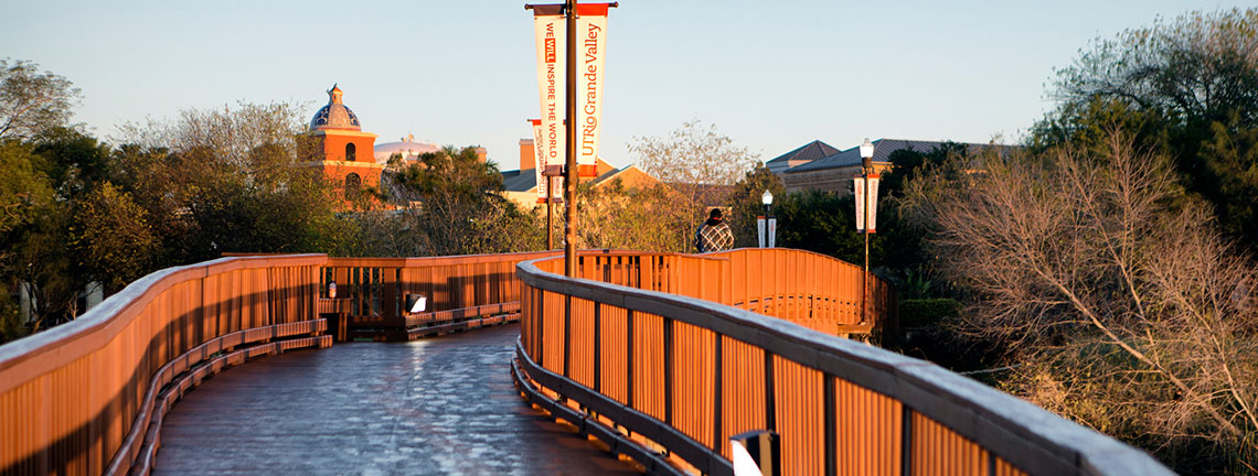 Bridge that facilitates crossing over Lozano Banco oxbow lake.