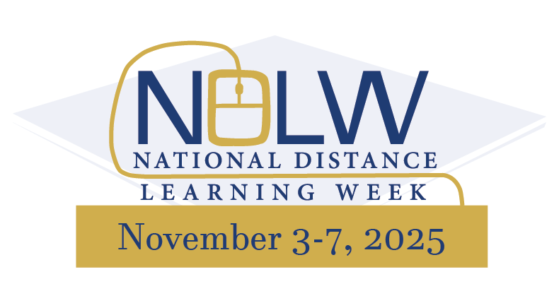 National Distance Learning Week Logo