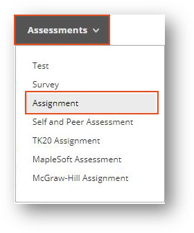 create assignment