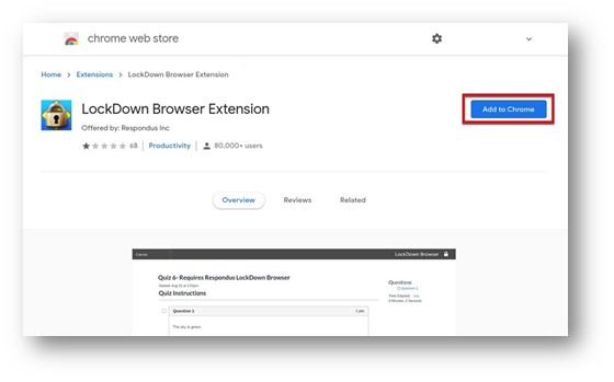 LockDown Browser Extension