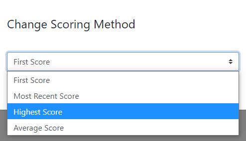 change scoring