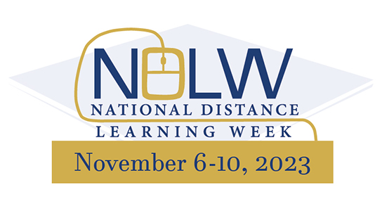 National Distance Learning Week Logo