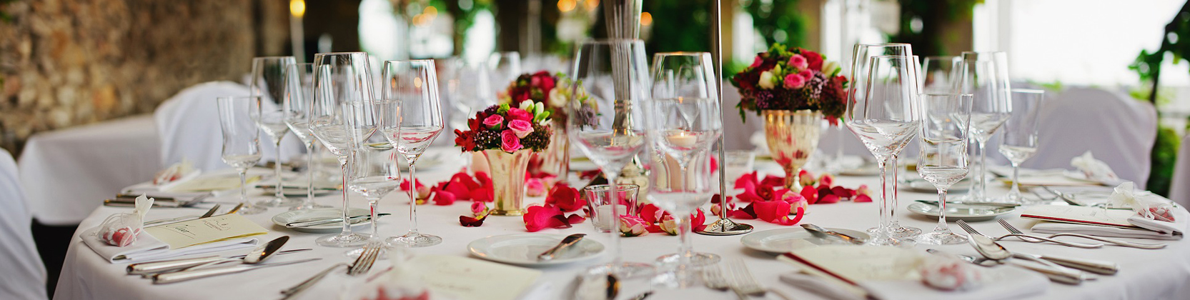 Restaurant table setup