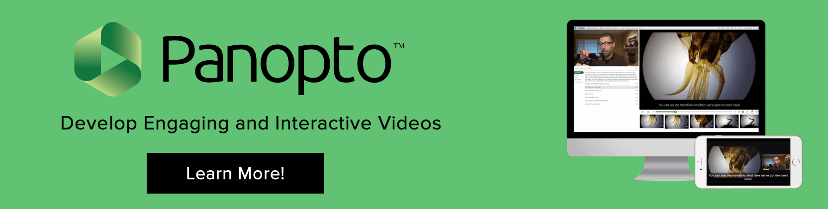 Panopto: A New Lecture Capture Tool has Arrived Page Banner 