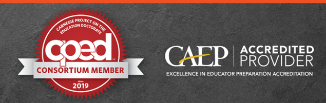 CPED Membership Since 2019 Badge and UTRGV EPP CAEP Accrediation Badge