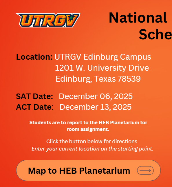 SAT & ACT for Edinburg December 2025