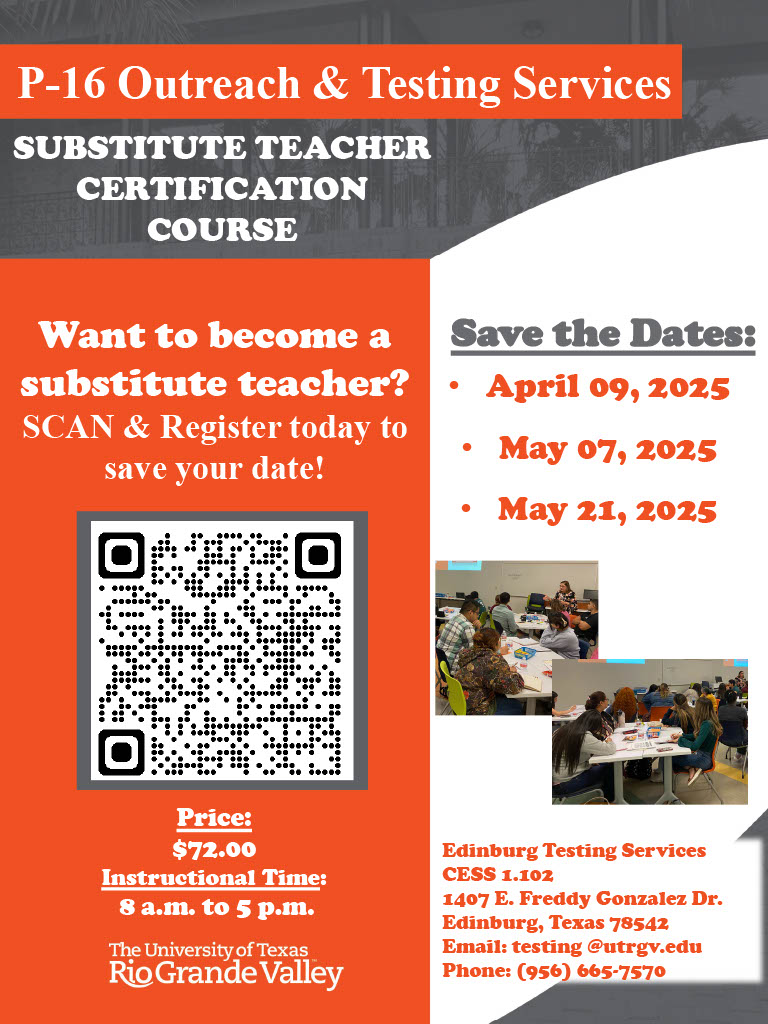 Spring 2025 Sub Class Dates