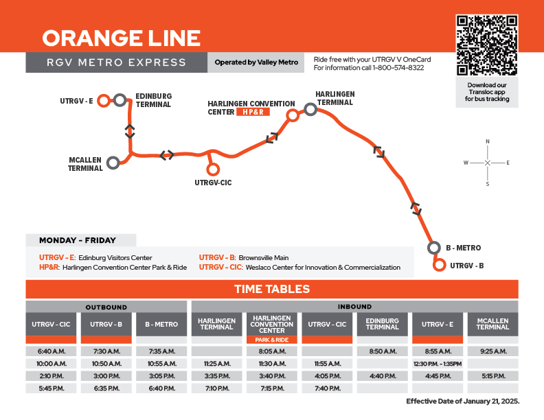Metro Express Orange Line Fall 2025