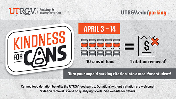 Kindness for Cans banner campaign active from April 3 to April 14th