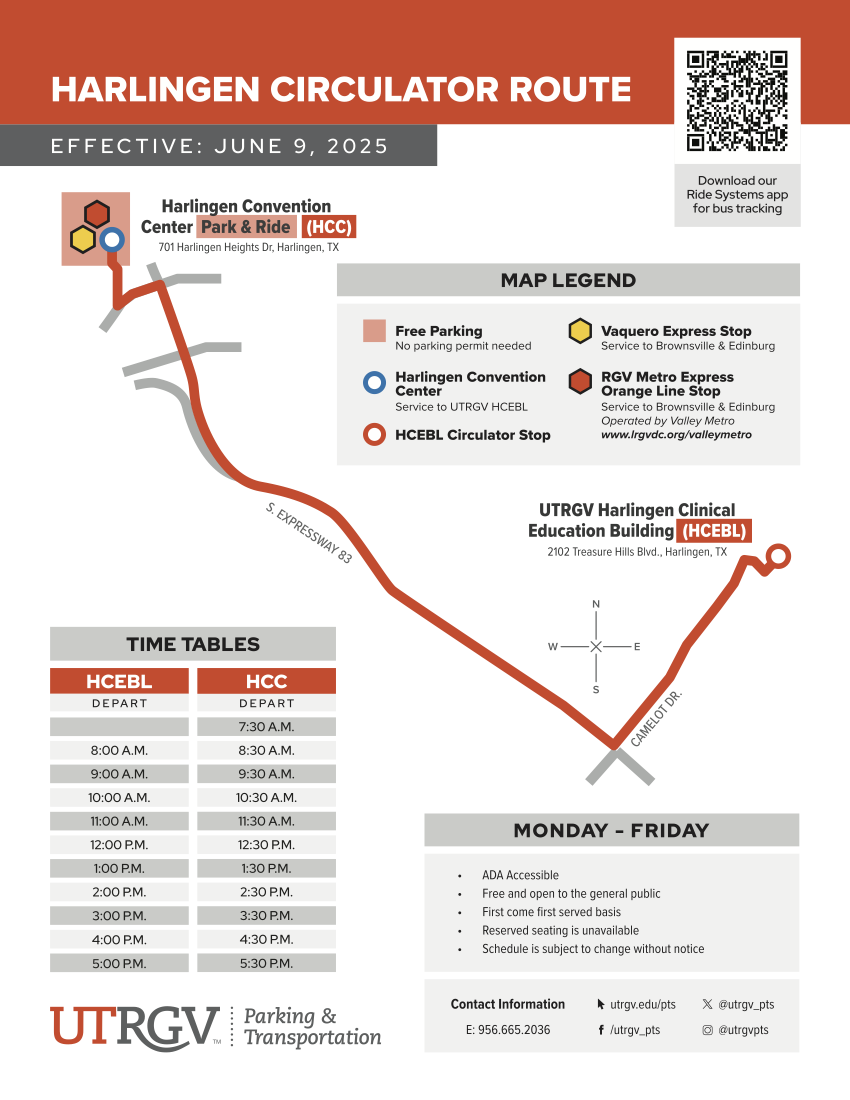 Harlingen Circulator Map