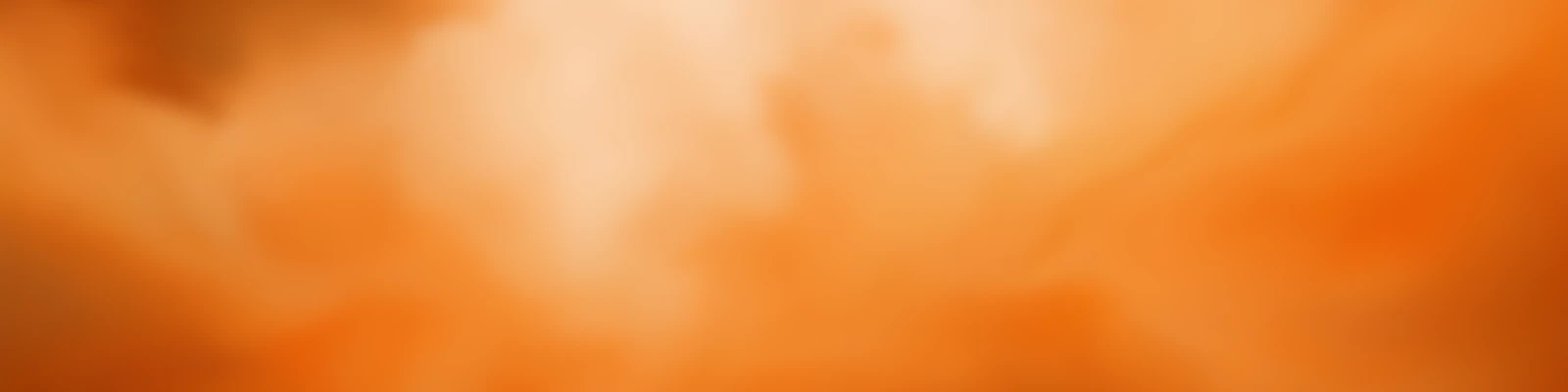 Orange background with clouds