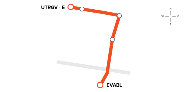 EVABL Route map
