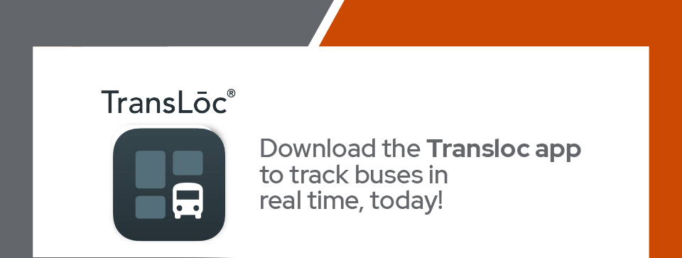 TranLoc is the new campus transit app!