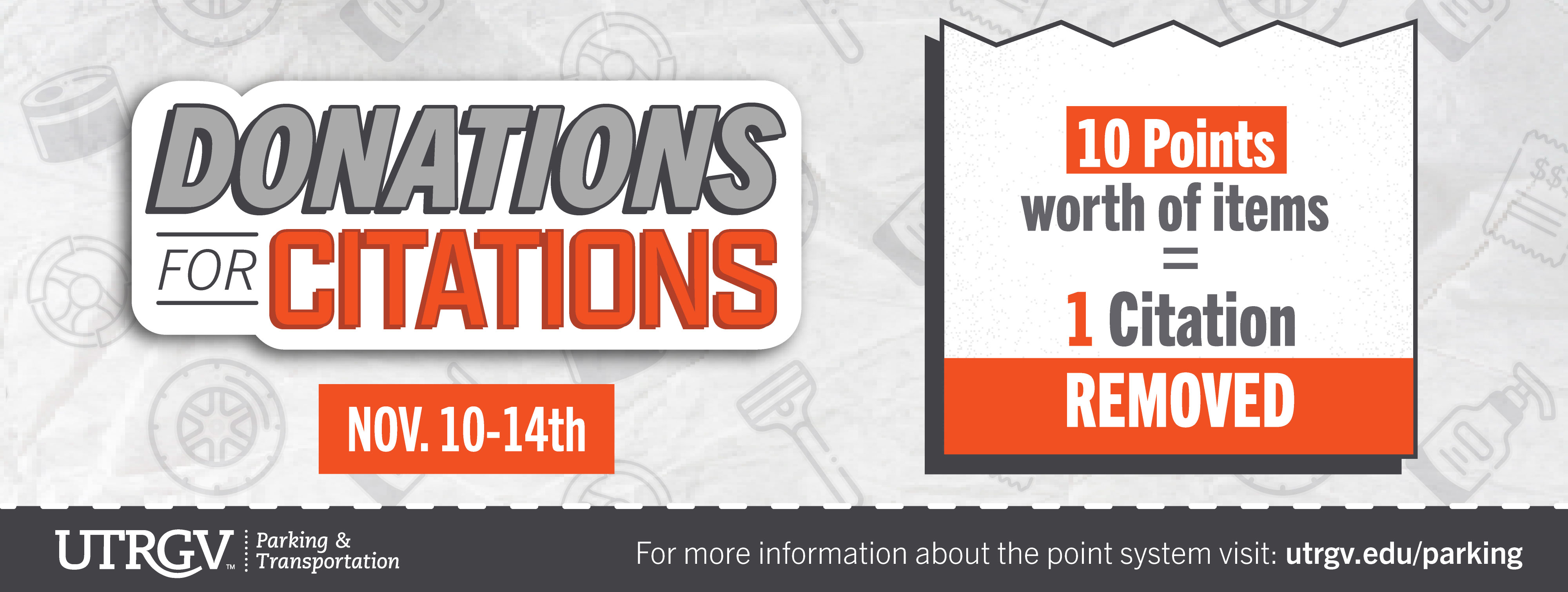 Kindness for Cans has evolved into Donations for Citations and it’s bigger than ever!