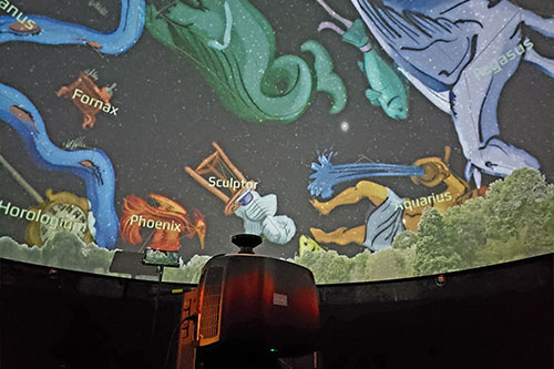 Planetarium Constellation Projection