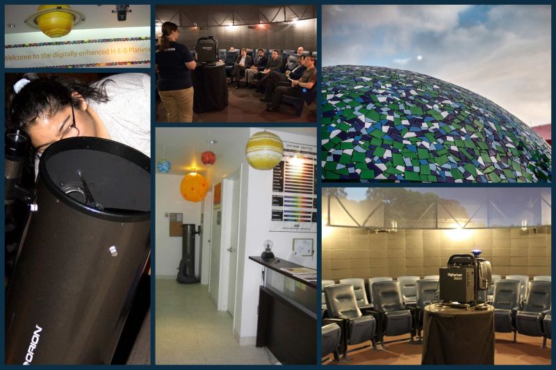 Collage of Planetarium Activities