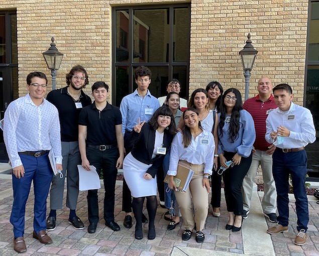 Group photo of participants in the Law School Preparation Institute (LSPI) at the South Texas Pro Bono Asylum Representation Project (ProBAR), a project of the American Bar Association Commission on Immigration, Texas State Bar, and American Immigration Lawyers Association.