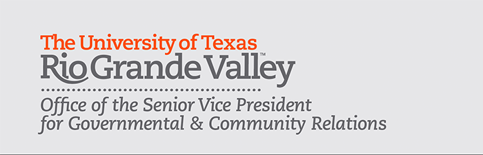 Logo reading Office of the Senior Vice President for Governmental & Community Relations.