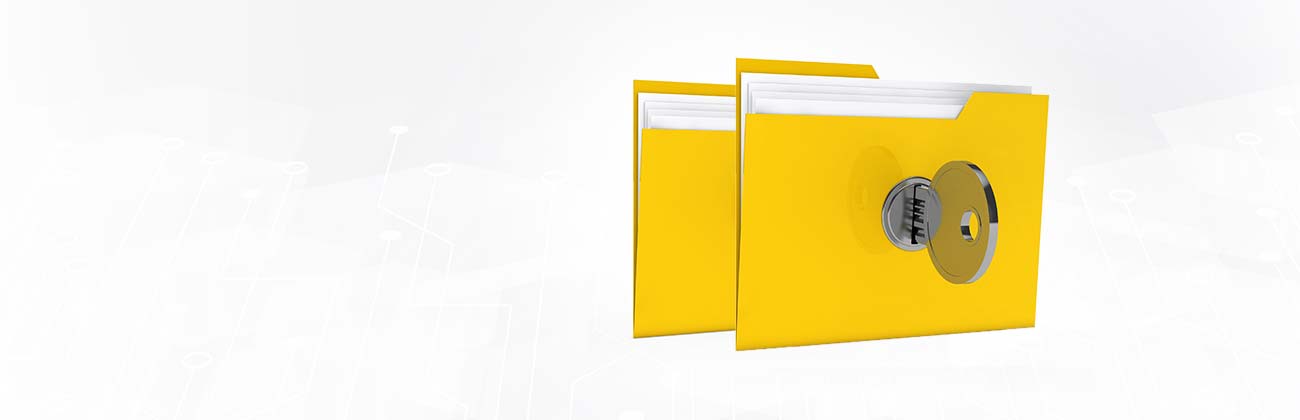 file folders padlocked Page Banner 