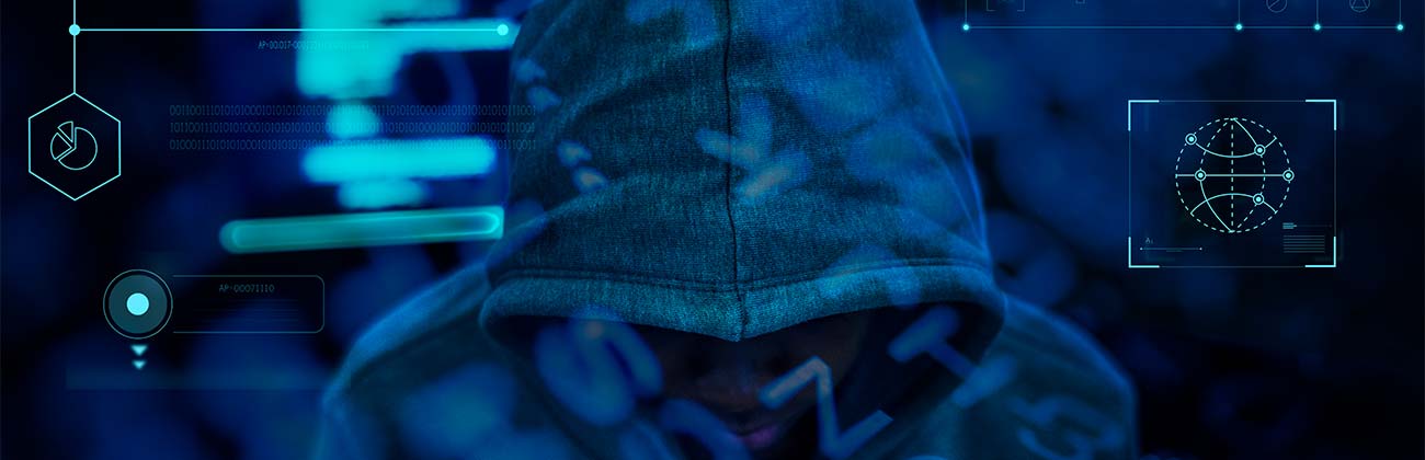 hacker and internet technology crime Page Banner 